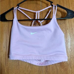 Nike Blush Pink Strappy Sports Bra